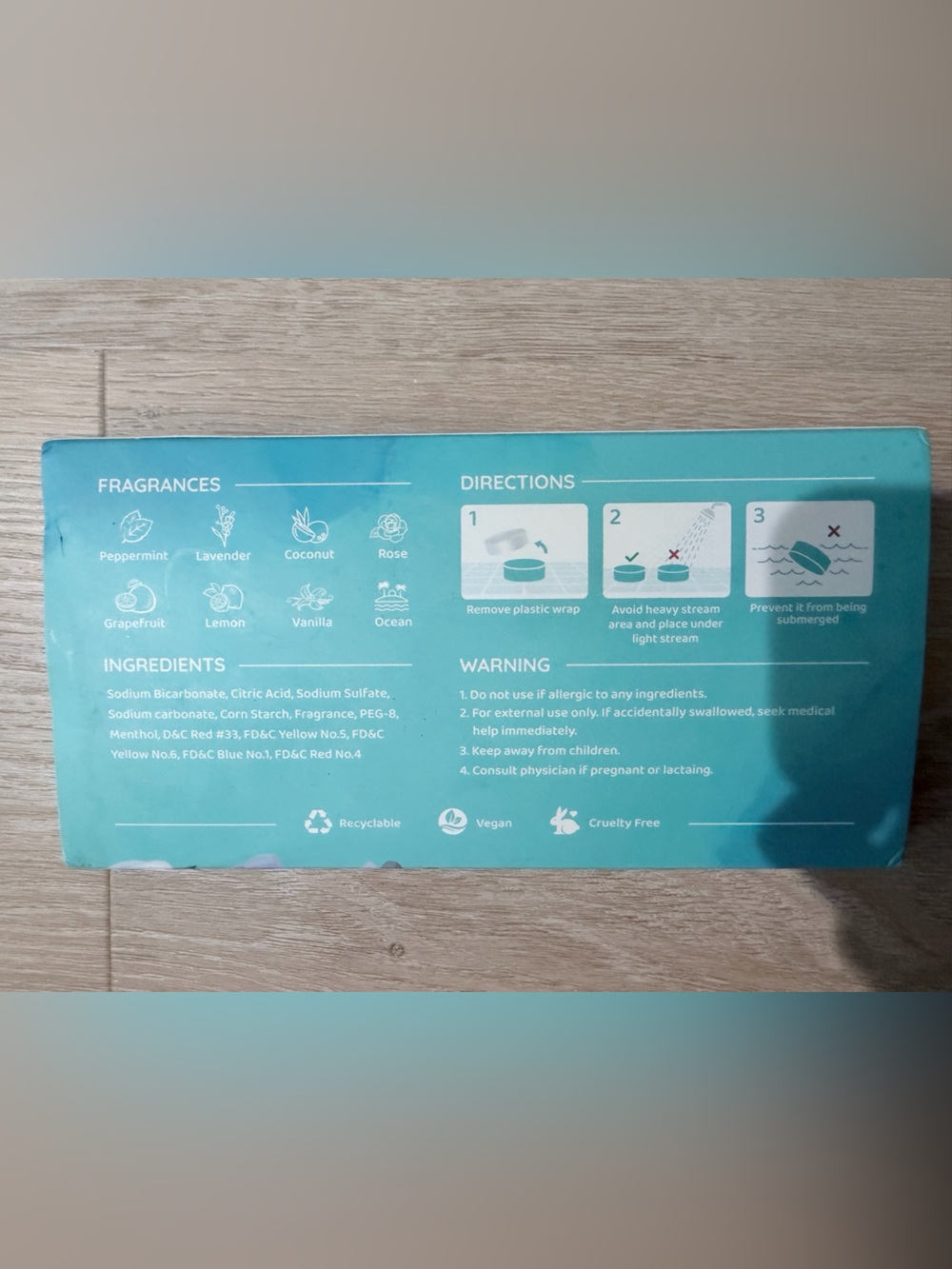 Calm Shower Tablet Box - Picture 2 of 4